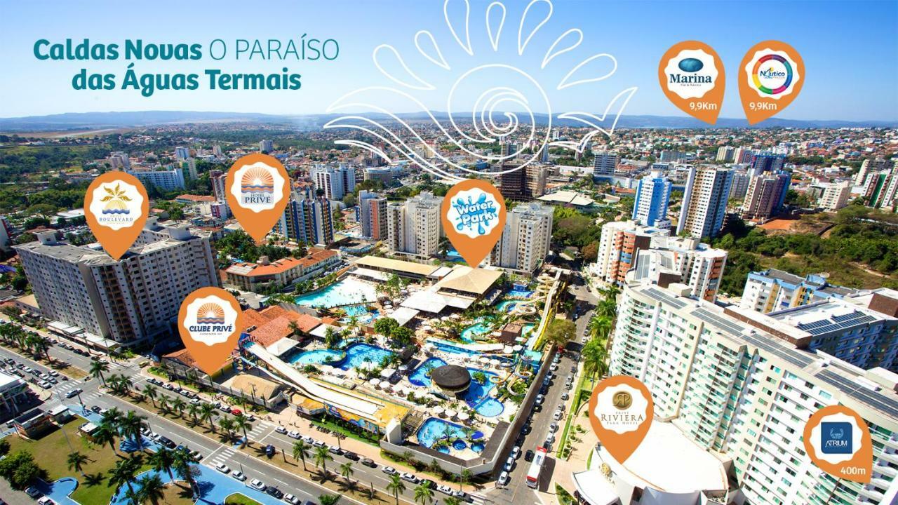 Riviera Park Hotel By Wam Experience Caldas Novas Eksteriør billede